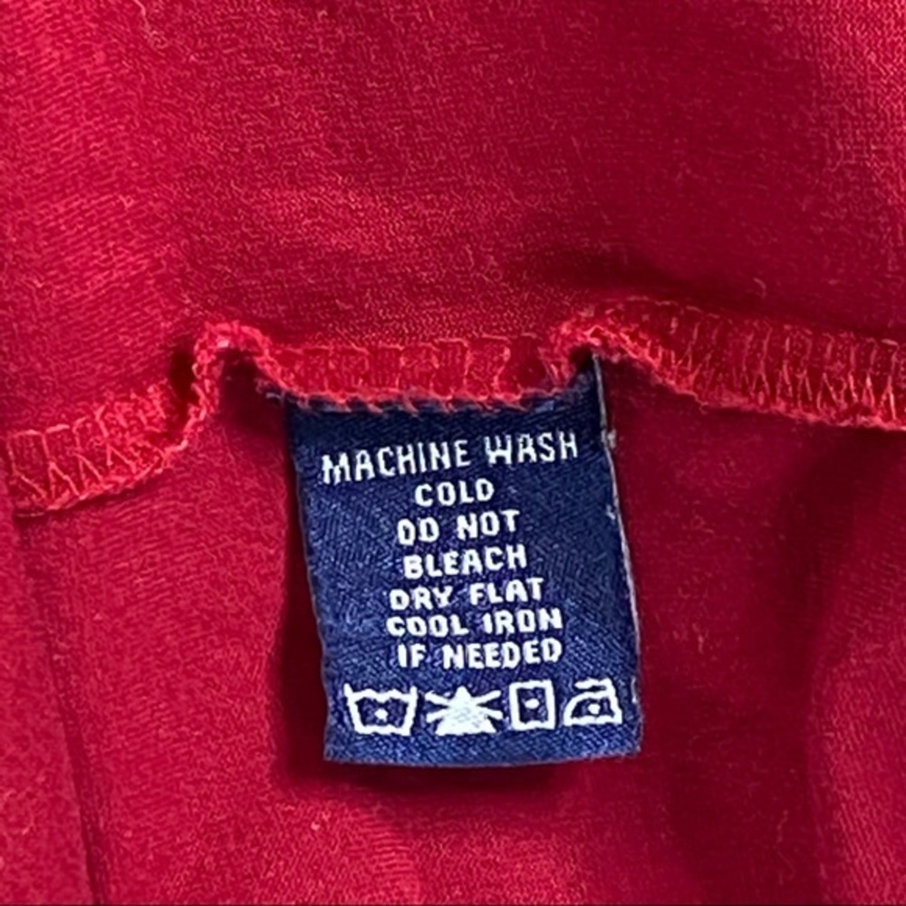 Austin Reed Red Diamond Pattern Cotton Polo - Picture 5 of 7
